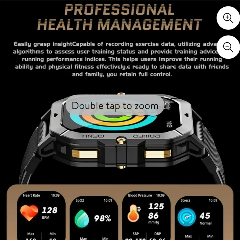 Unisex fitness smart watch